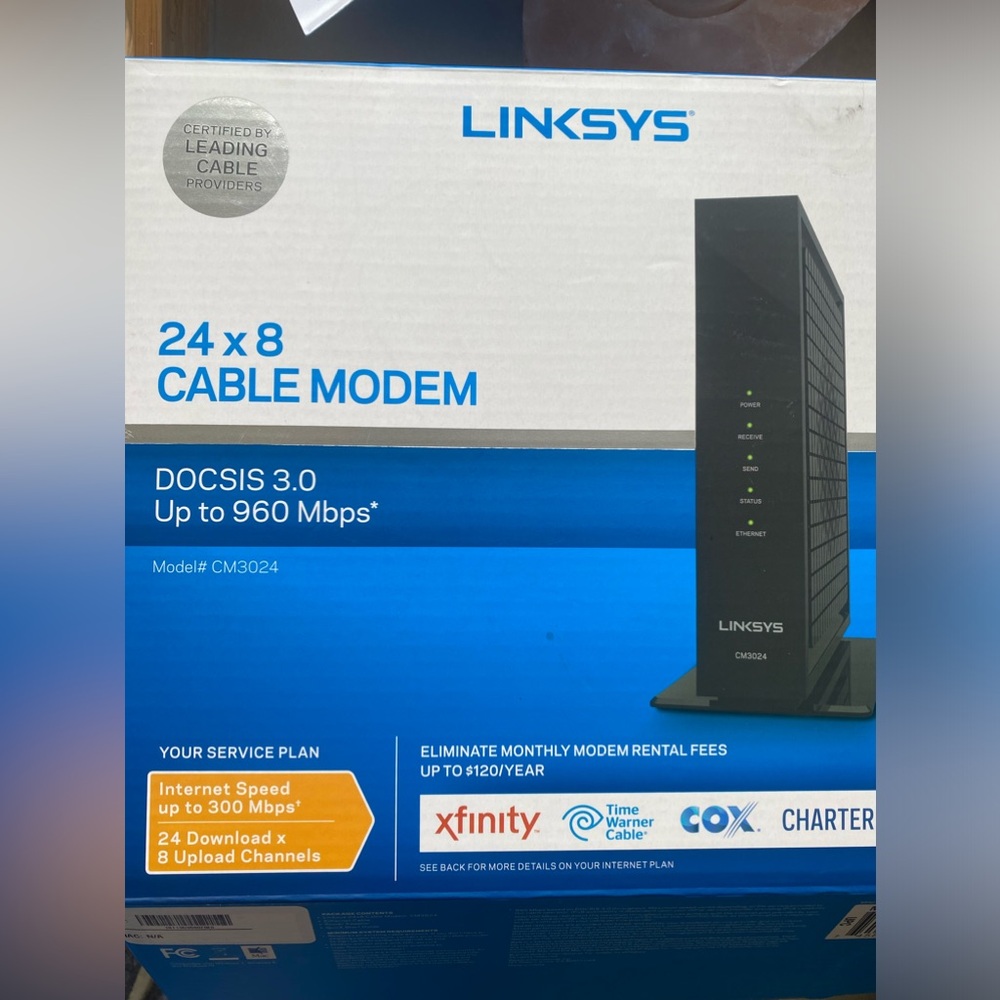 Linksys premier cable modem